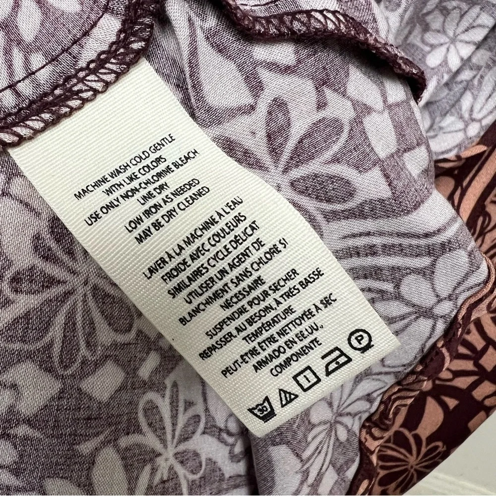 Free People Jessa Mocha Combo Maxi Dress M - Picture 8 of 12